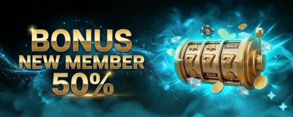 BONUS MEW MEMBER 50%