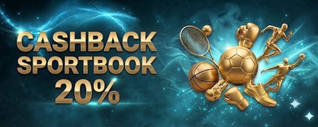 CASHBACK SPORTBOOK 20%